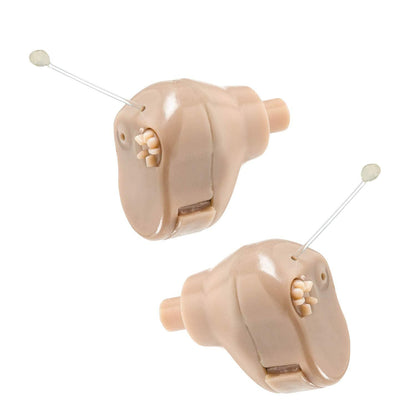 Hearing Aids Set - Mini ITC (In-The-Canal), In Ear Personal Hearing Amplification and Digital Sound Enhancer PSAD (Pair) Extra Small Upgraded Second Generation Design by MEDca