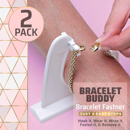 Medca- Jewelry Helper Fastening Aid to Quickly Fasten and Unfasten Bracelets or Watches - 2 Pack