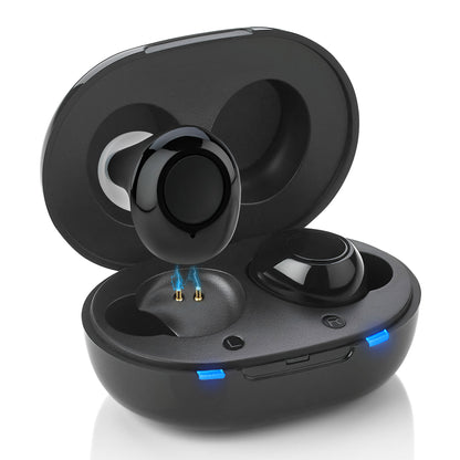 Digital Hearing Aids - Next Generation In the Ear Personal Sound Device w/ Noise Reduction - Rechargeable ITE 2 Piece Set, Portable Charging Case Sound Assist for Adults and Seniors