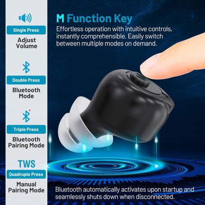 Rechargeable Hearing Aids with Bluetooth for Seniors and Adults - Digital Personal Sound Hearing Aids Pair w/ Charging HD LCD Carrying Case, Active Noise Cancelling, No-Programming, Easy to Use